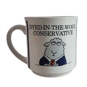 Sandra Boynton Mug Dyed-In-The-Wool Conservative Funny Humor Sheep Vintage